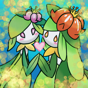 Lilligants? Lilligants. rendered icon with extra character