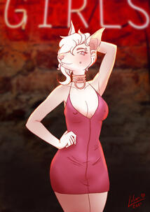 Sativa thigh up render with background